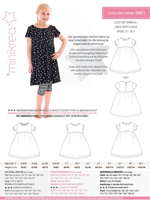MINIKREA - KJOLE MED ÆRME 50011 - Billede 2
