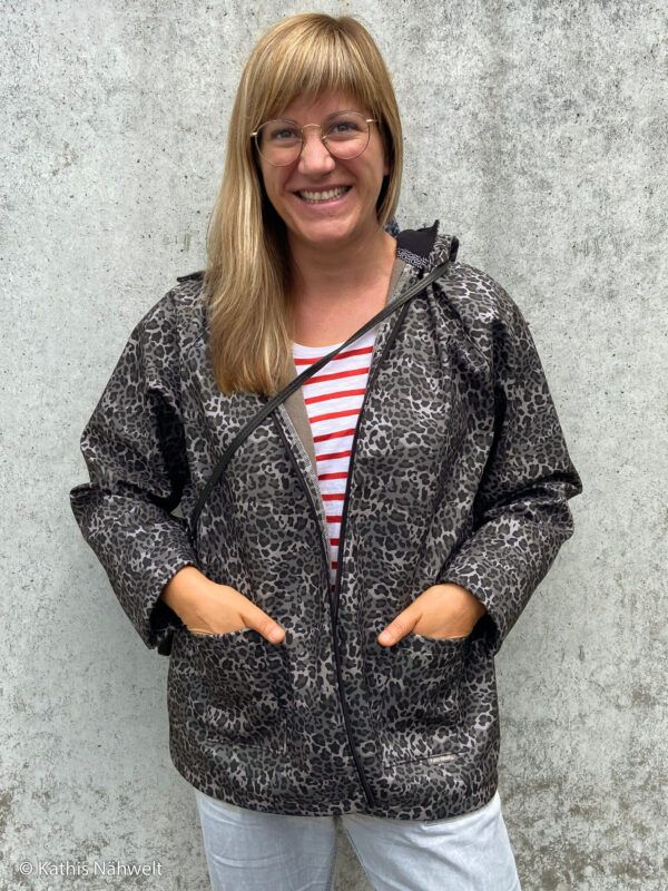 SOFTSHELL FIETE - MØRKEGRÅ LEOPARD - Image 5