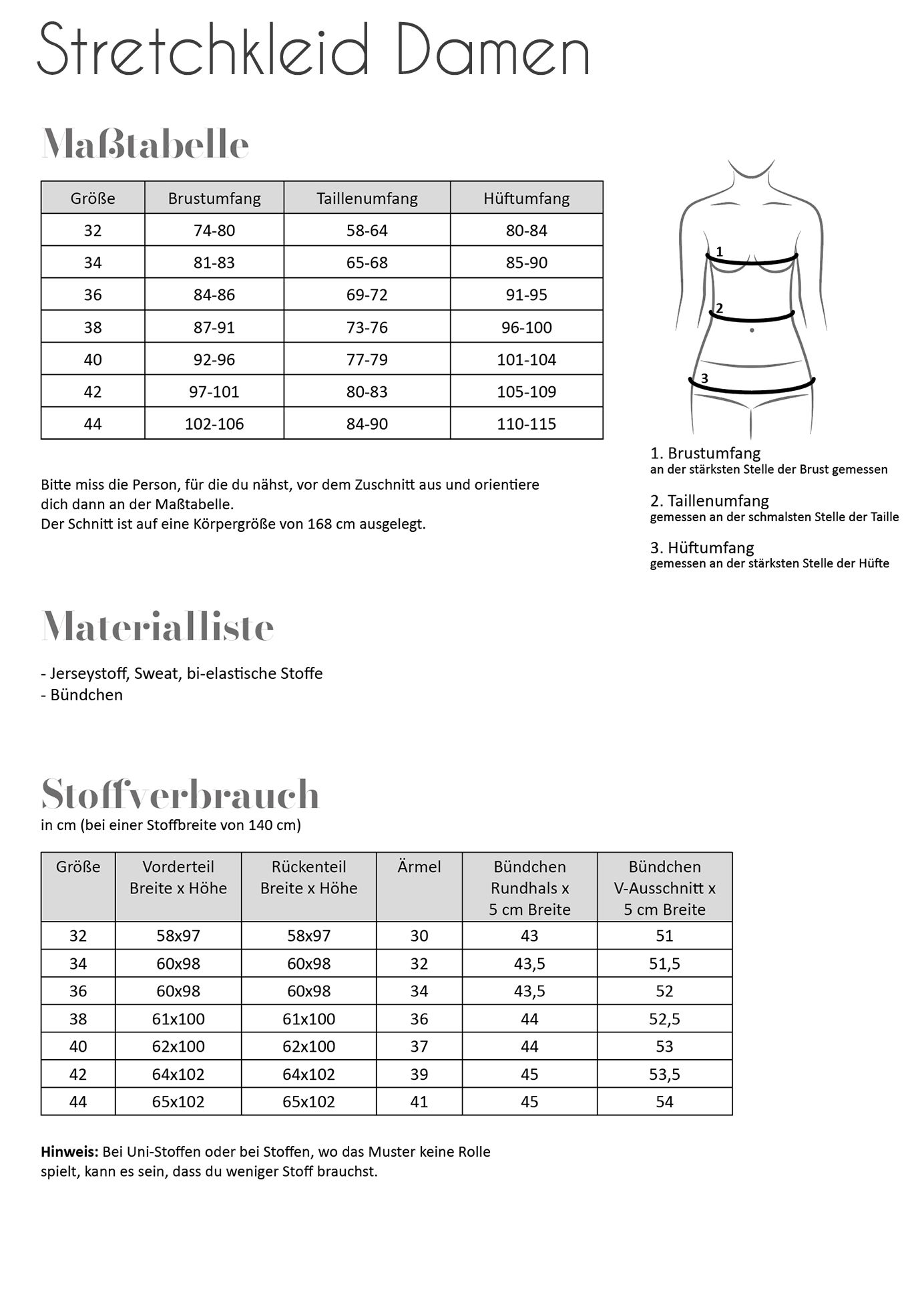 Fadenkäfer - Stretchkleid Damer - Billede 7