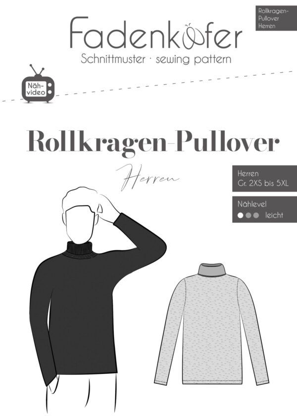 Fadenkäfer - Rullekrave Sweater Herre - Image 2