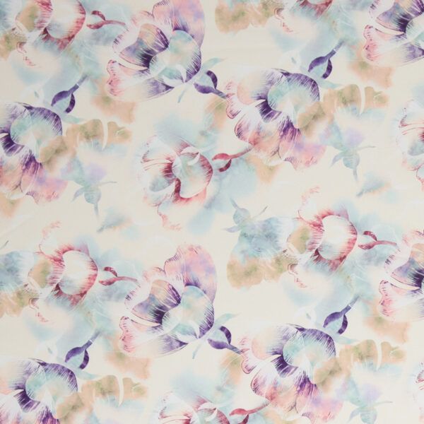 SOFTSHELL FIETE - BLOMSTER AKVAREL, HVID