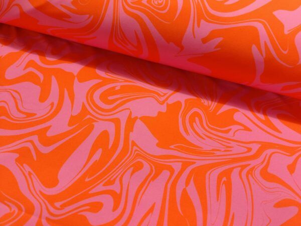 SOFTSHELL - MARMORING ORANGE/PINK