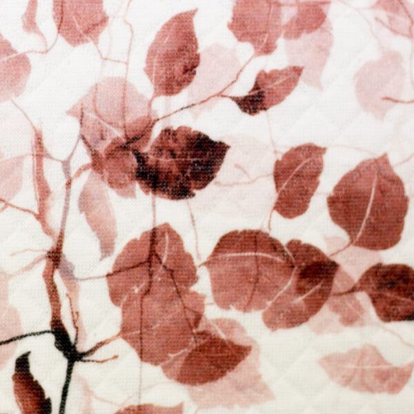 QUILTET JERSEY - GRENE, BORDEAUX - Billede 3
