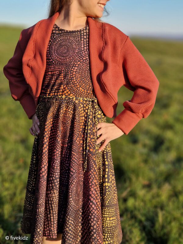 BOMULDSJERSEY - FARVERIGE DOTS - Image 4