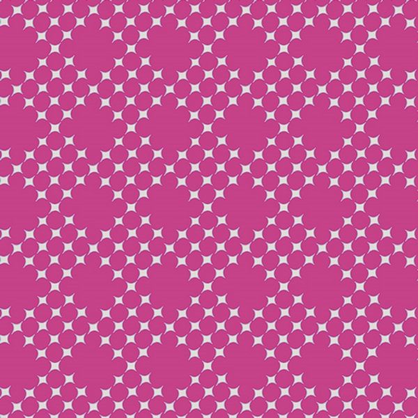 BOMULDSJERSEY - PINK MED STJERNER - Billede 2