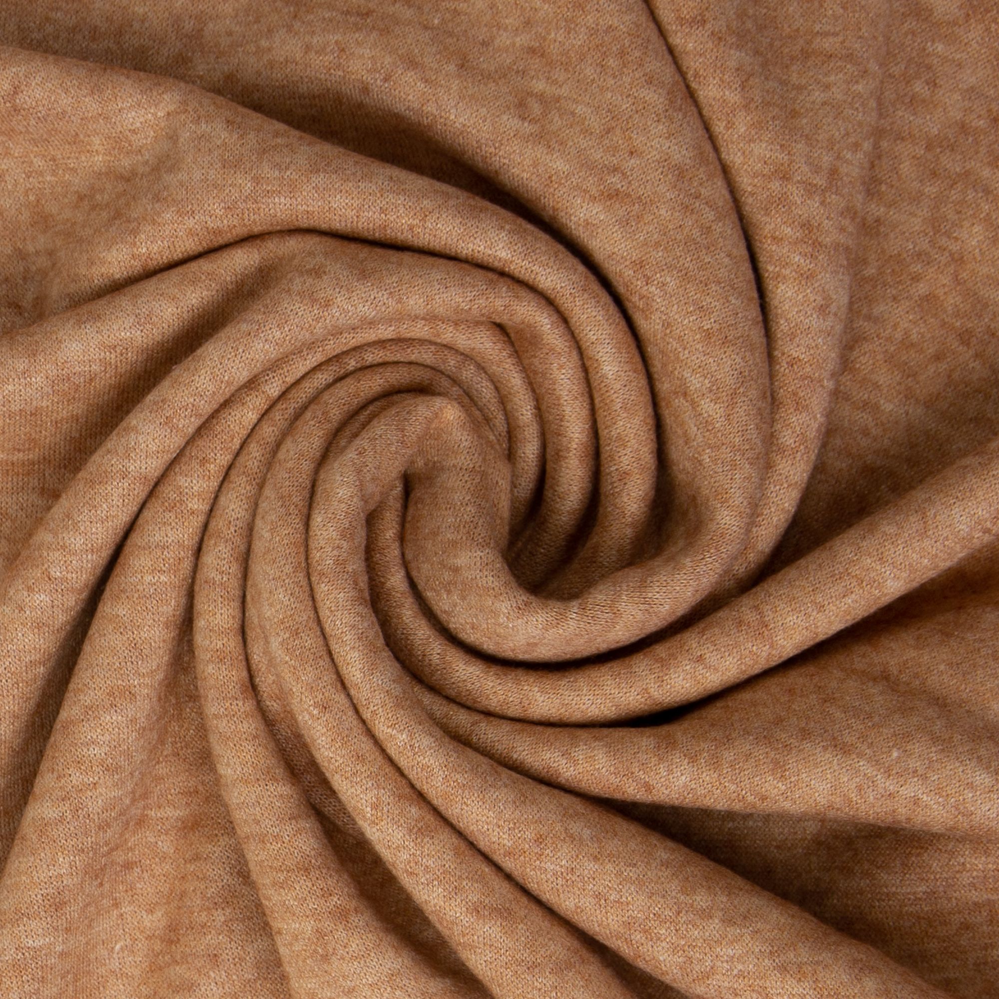 VISKOSE STRIK - MELERET, TERRACOTTA