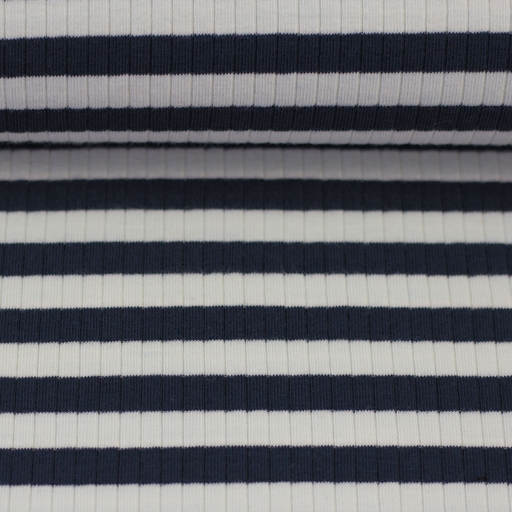 RIB JERSEY - STRIBER 1 CM - RÅHVID/MARINE