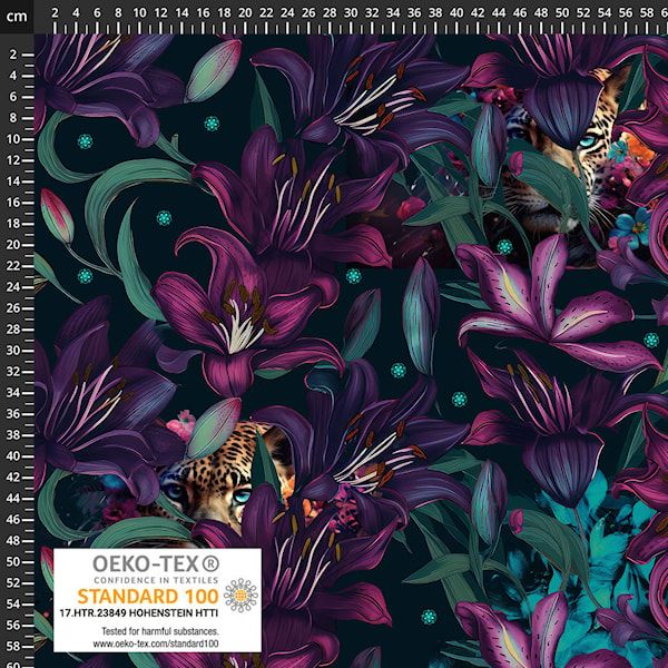 BOMULDSJERSEY - HIDING LEOPARD - Billede 3