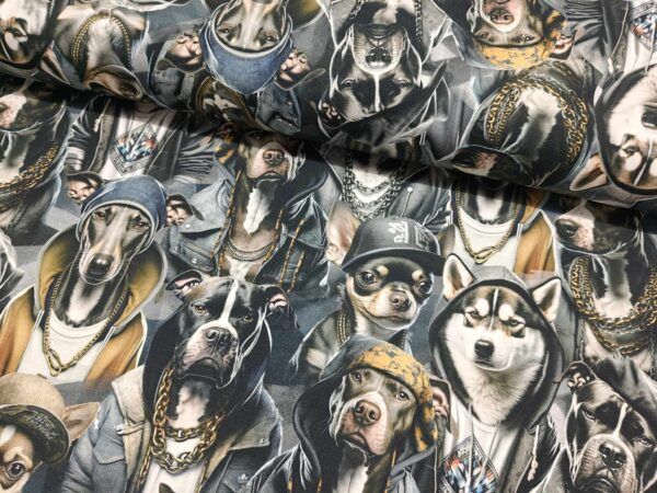 FRENCH TERRY - HIP-HOP DOGS