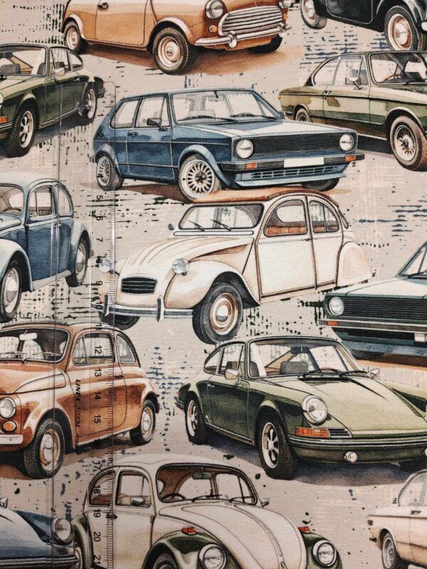 FRENCH TERRY - VINTAGE BILER - Image 3