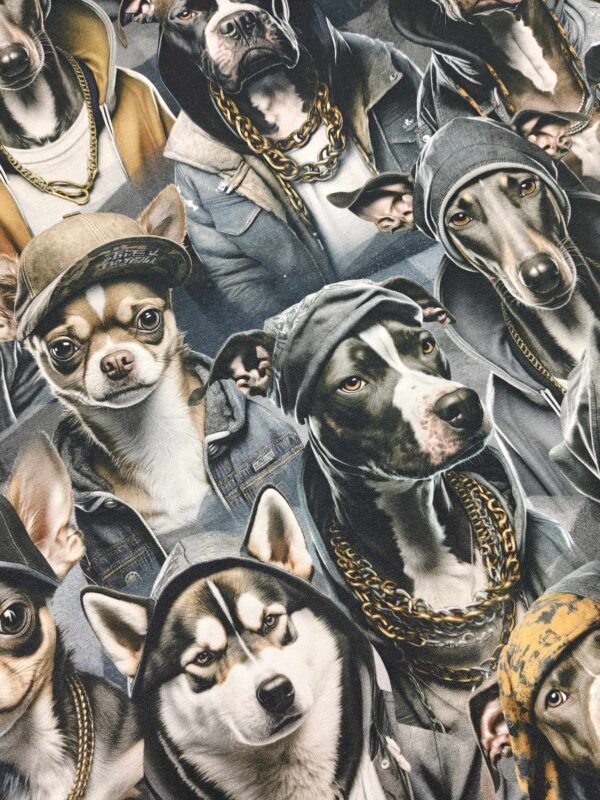 FRENCH TERRY - HIP-HOP DOGS - Image 2