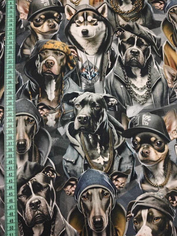 FRENCH TERRY - HIP-HOP DOGS - Image 3