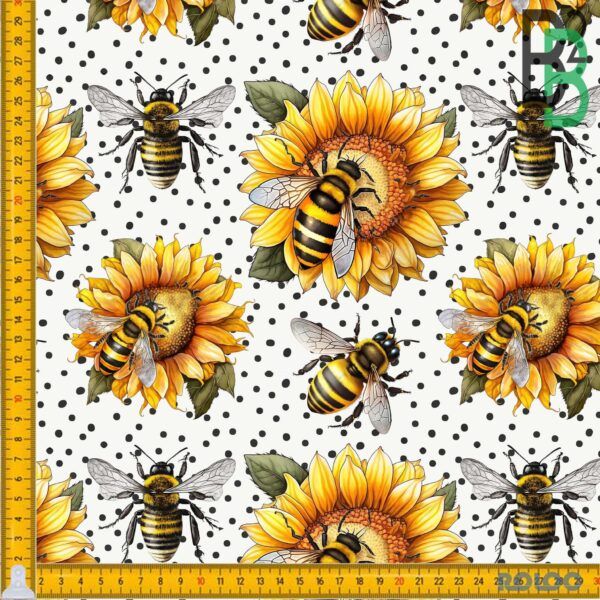 BOMULDSJERSEY - SUNFLOWER BEES