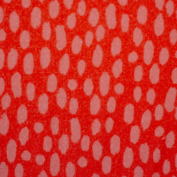 DOBBELTGAUZE ORANGE HØRLOOK M. PRIKKER - Image 2