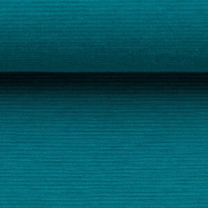 BOMULDSJERSEY BELLA STRIBER - PETROL 1MM