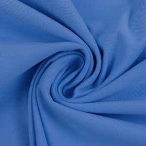 VISKOSEJERSEY - ENSFARVET HIMMELBLÅ