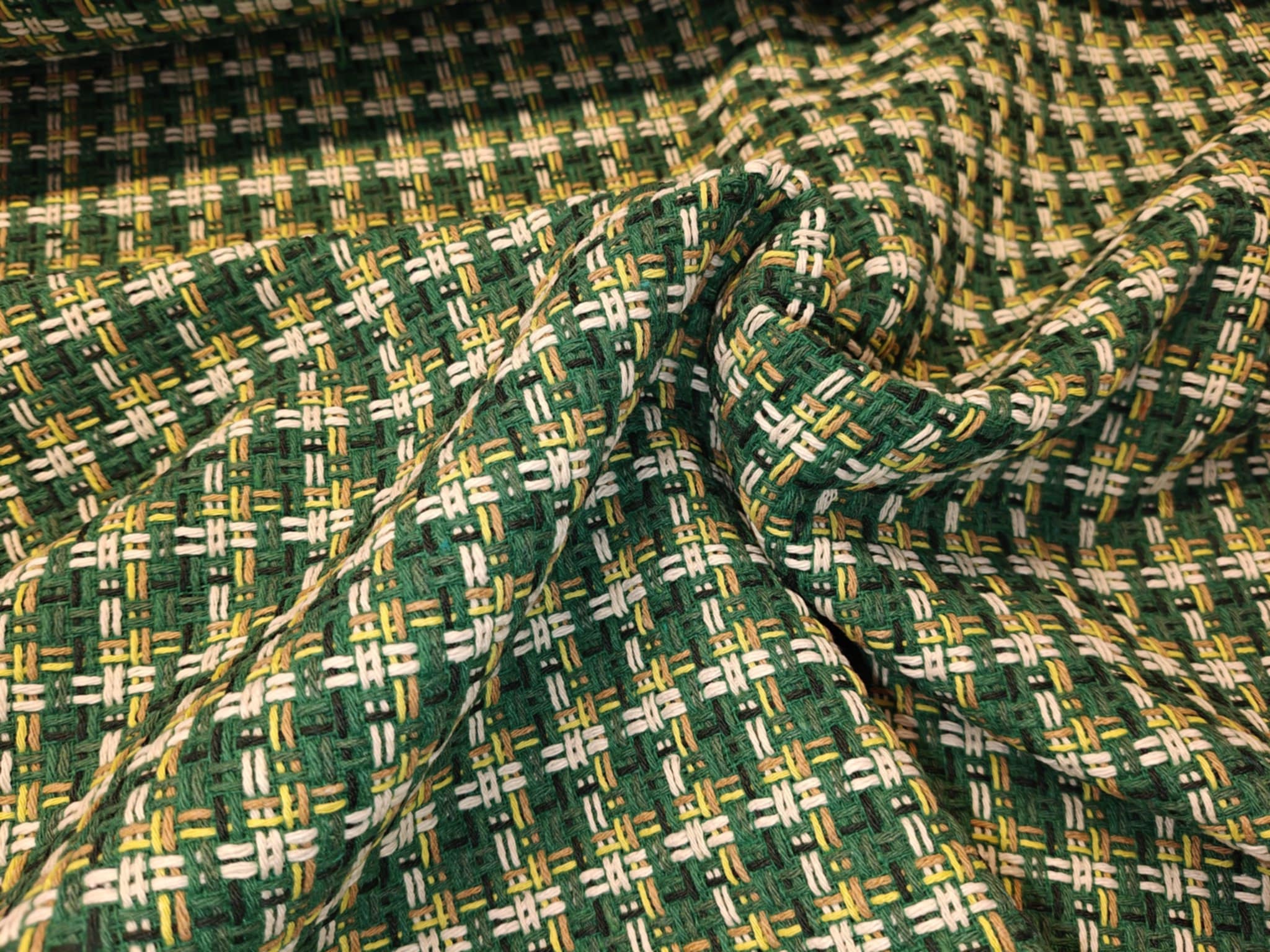 JACQUARD STRIK - GRØN MØNSTRET