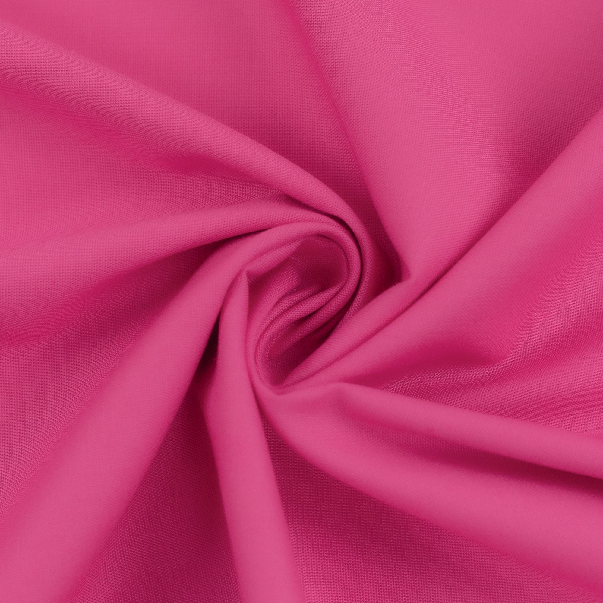 ENSFARVET BOMULD - TYND KVALITET - PINK