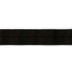 FOLDEELASTIK 19MM - SORT -  5 METER