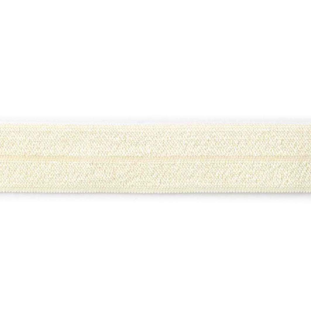 FOLDEELASTIK 19MM - RÅ HVID - 5 METER