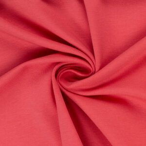 VISKOSEJERSEY - ENSFARVET HINDBÆR RØD