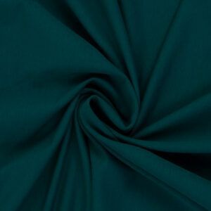 VISKOSEJERSEY - ENSFARVET PETROL