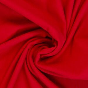 VISKOSEJERSEY - ENSFARVET RØD