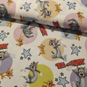 BOMULD -  POPLIN - TOM & JERRY