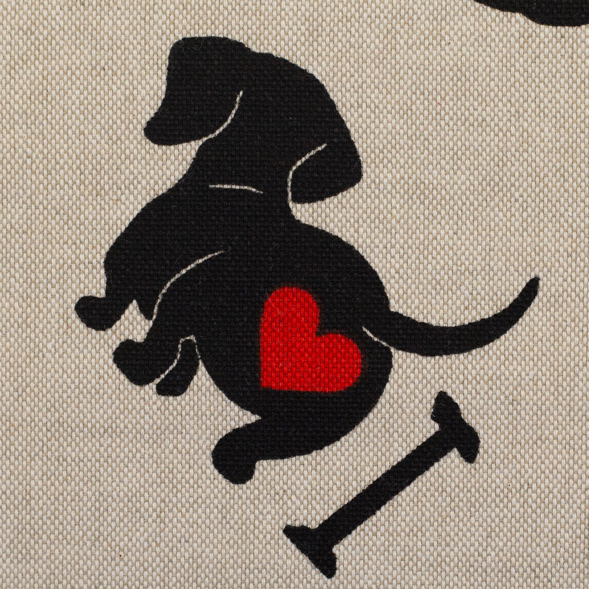 DEKO - I LOVE DOG - Billede 2