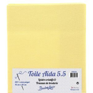 BRODERISTOF - AIDA 5.5 - GUL