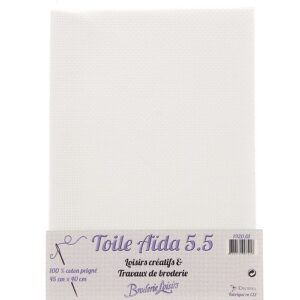 BRODERISTOF - AIDA 5.5 - HVID