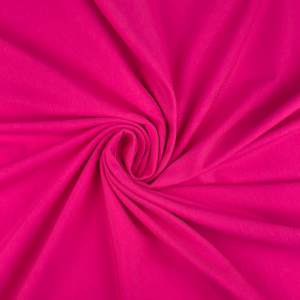 ENSFARVET JERSEY - FUCHSIA