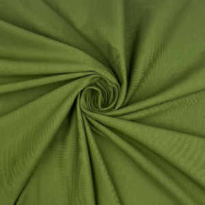 ENSFARVET JERSEY - MOSGRØN