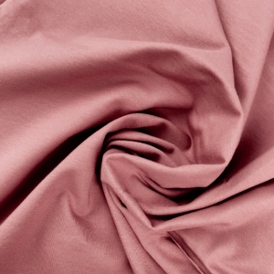 ENSFARVET JERSEY - GAMMEL ROSA LYS