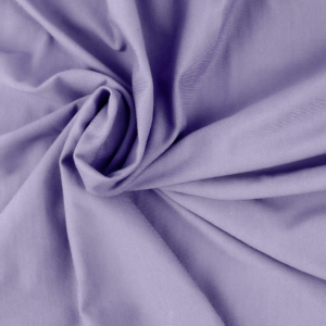 ENSFARVET JERSEY - LYS LAVENDEL