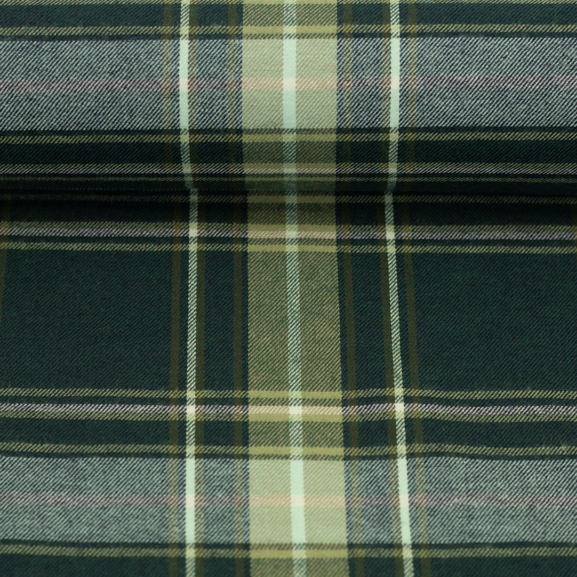 FLANNEL - GRØN TERNET