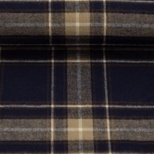 FLANNEL - BLÅ/BRUN TERNET