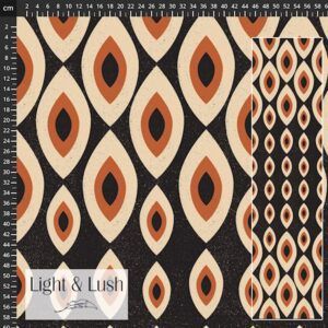 VISKOSE - BLACK & ORANGE
