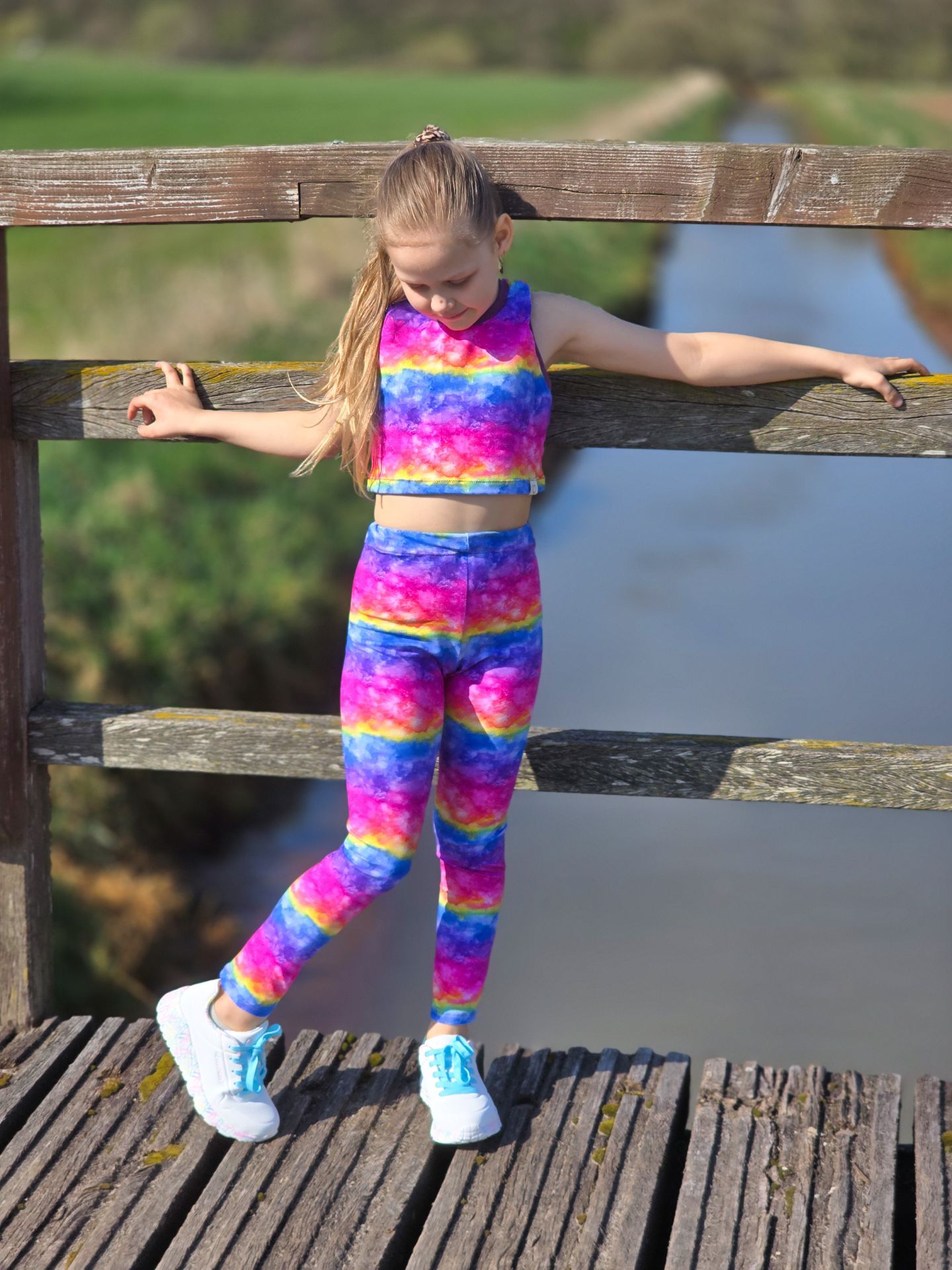 BOMULDSJERSEY - MULTI STRIBS - Billede 4
