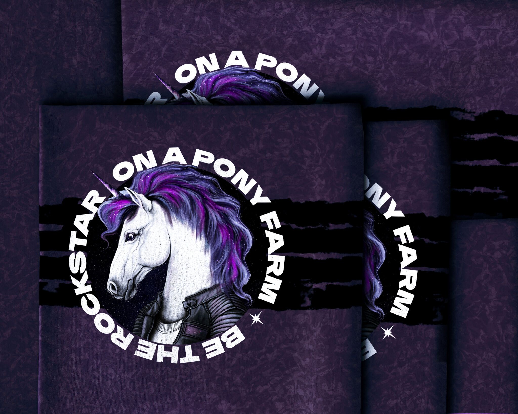FRENCH TERRY - PANEL - UNICORNIQUE - Billede 9
