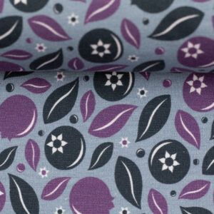 FRENCH TERRY - BLUEBERRY CRUSH, LILLA