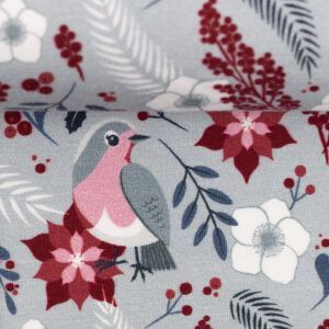 FRENCH TERRY - CHARMING SEASON, RØD