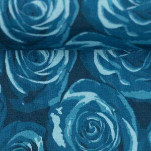 BOMULDSJERSEY - MON AMUR, BLUE ROSES