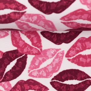 BOMULDSJERSEY - MON AMUR, RED LIPS