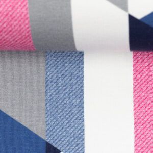 FRENCH TERRY - STREETSTYLE, GRÅ/PINK