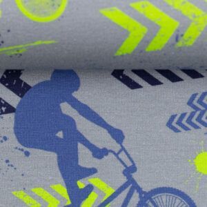 FRENCH TERRY - BMX, GRÅ