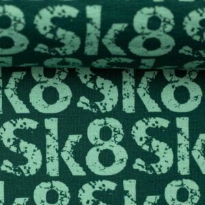 FRENCH TERRY - SK8, GRØN