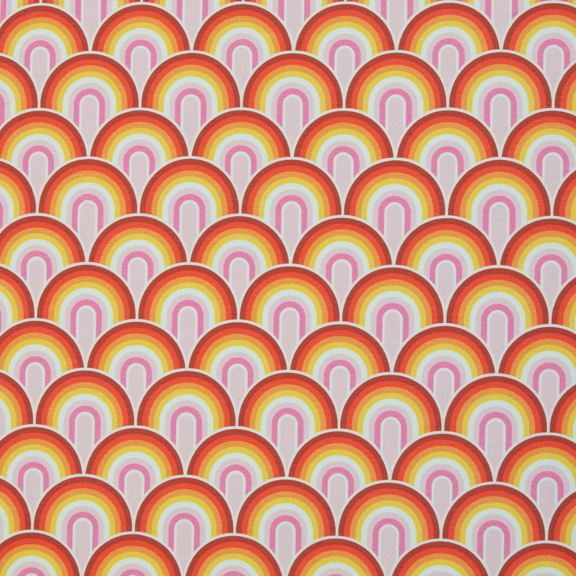 BOMULDSJERSEY - RAINBOWS, PINK - Billede 2