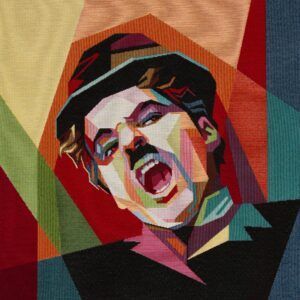 GOBELINE - CHARLIE CHAPLIN - 47 X 47 CM