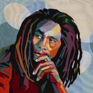 GOBELINE - BOB MARLEY - 47 X 47 CM